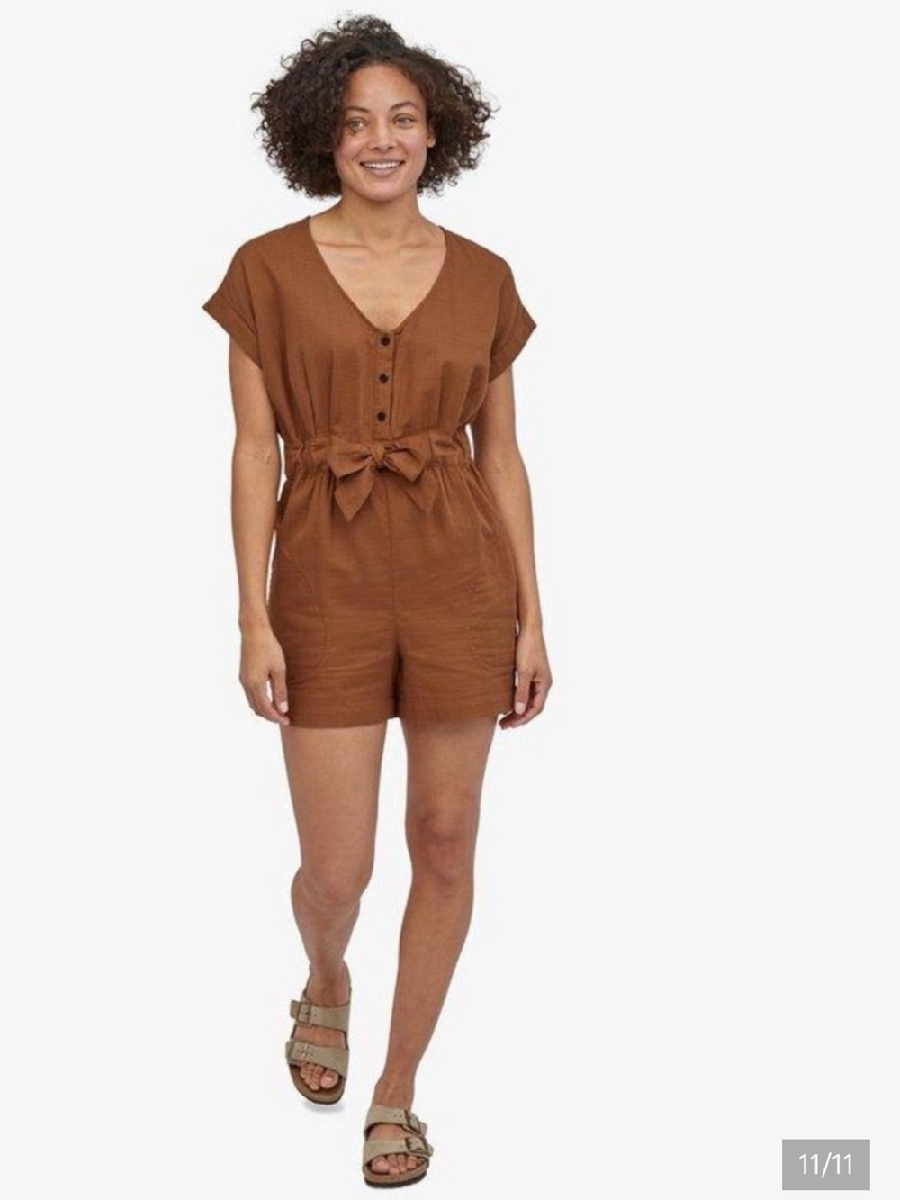 Patagonia Short Sleeve Cotton Gauze Romper